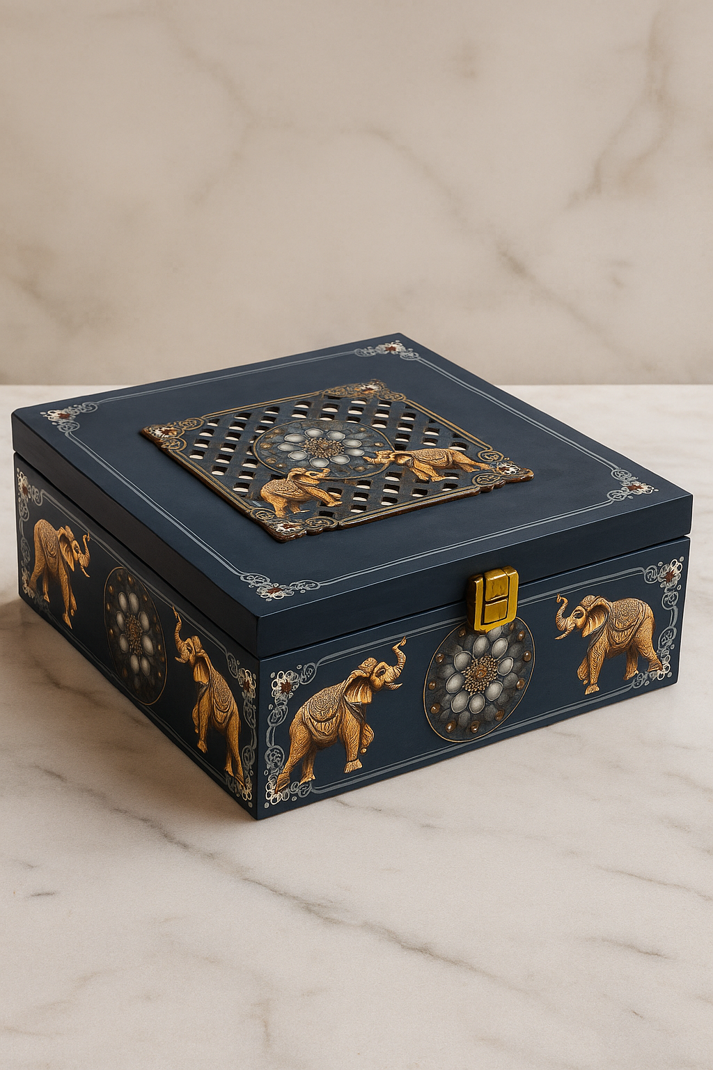 India Heritage Premium Wedding Invitation Box