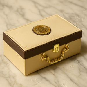 Premium Leather Wooden Wedding Gift Box